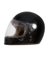 Roadster III Full-Face Helmet Gloss Black - By City - cafetwin