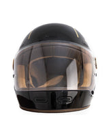 Roadster III Full Face Helmet Gold and Black - By City - cafetwin