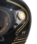 Casco Integrale Roadster III Oro e Nero - By City - cafetwin