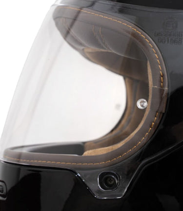 Roadster III Full Face Helmet Gold and Black - By City - cafetwin