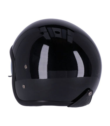 Helmet Jet with Roeg Sundown Goggles Vintage Black - cafetwin