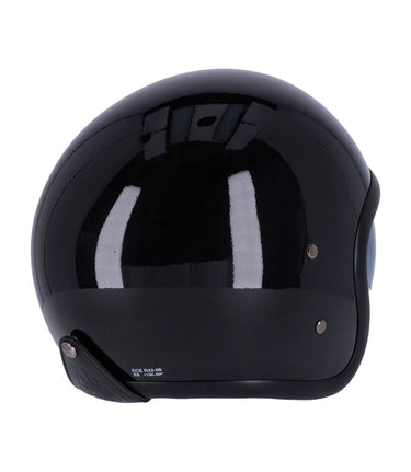 Helmet Jet with Roeg Sundown Goggles Vintage Black - cafetwin