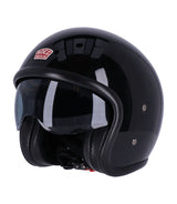 Casco Jet con Occhiali Roeg Sundown Vintage Nero - cafetwin