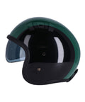 Casco Jet con Occhiali Roeg Sundown Vintage Nero Verde - cafetwin