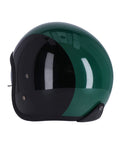 Casco Jet con Occhiali Roeg Sundown Vintage Nero Verde - cafetwin