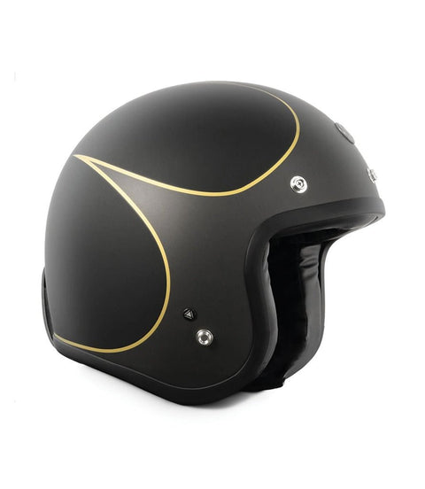 Casco Jet T - 50 Torc Hardy Black - cafetwin