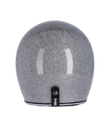 Helmet Jet Vintage Disco Ball Silver Roeg - cafetwin