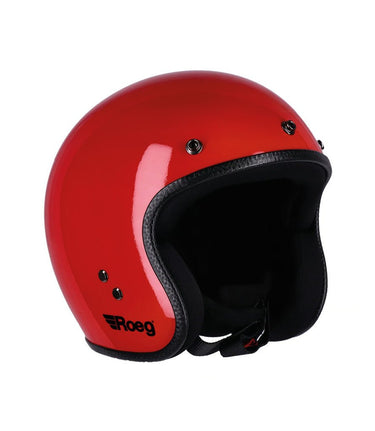 Casco Jet Vintage Flaming Red Roeg - cafetwin