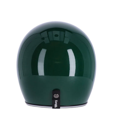 Helmet Jet Vintage Racing Green Roeg - cafetwin