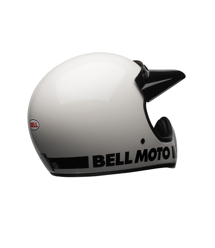 Bell Helmet Moto-3 Classic Glossy White | Cafetwin.com – cafetwin