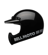 Helm Moto - 3 Classic Schwarz Glänzend - Bell Helme - cafetwin