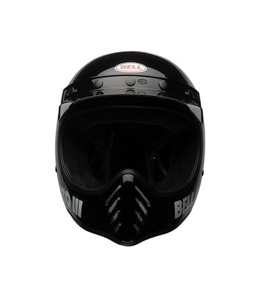 Helm Moto - 3 Classic Schwarz Glänzend - Bell Helme - cafetwin