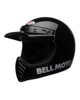 Helm Moto - 3 Classic Schwarz Glänzend - Bell Helme - cafetwin