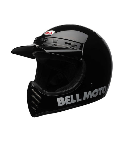 Helmet Moto-3 Classic Glossy Black Bell Helmets