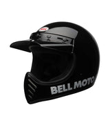 Helm Moto - 3 Classic Schwarz Glänzend - Bell Helme - cafetwin