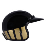 Casco Vintage Omologato Roeg Carbonstone Gold - cafetwin