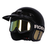 Casco Vintage Omologato Roeg Carbonstone Gold - cafetwin