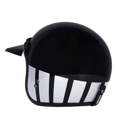 Vintage Roeg Carbonstone White Approved Helmet - cafetwin