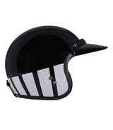 Roeg Carbonstone White Approved Vintage Helmet - cafetwin