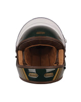 Capacete Vintage Roadster III By City - Verde Escuro - cafetwin