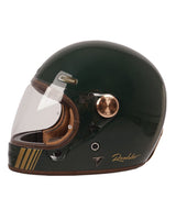 Capacete Vintage Roadster III By City - Verde Escuro - cafetwin