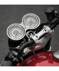 Copertura Tachimetro per Triumph T120/T100/Speed Twin/Thruxton Cromata - cafetwin