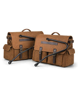 Coppia di Borse Expedition Marroni con Telai per Bonneville (dal 2016) - cafetwin