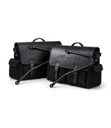Coppia di Borse Expedition Nere con Telai per Bonneville (dal 2016) - cafetwin