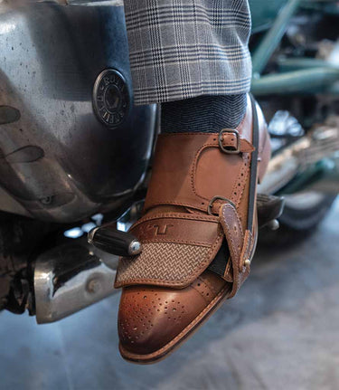 Copriscarpa Moto Cognac DGR - Trip Machine - cafetwin