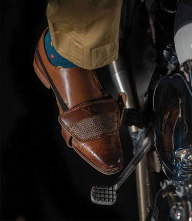 Copriscarpa Moto Cognac DGR - Trip Machine - cafetwin