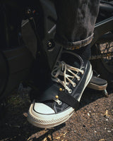 Black Motorcycle Overshoes - cafetwin