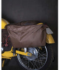 Borsa Laterale Moto Cafe Racer Trip Machine Vintage Tan