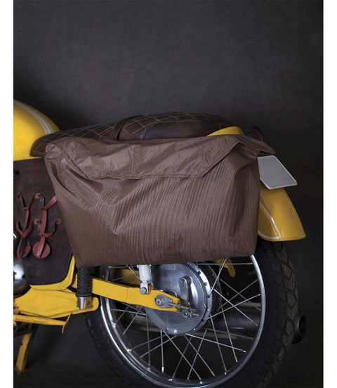 Borsa Laterale Moto Cafe Racer Trip Machine Vintage Tan