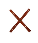 Croix de Phare Moto Cafe Racer en cuir - Cognac - cafetwin