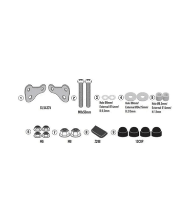 Windschutzscheibe Hoher Honda GB350 - GIVI - cafetwin