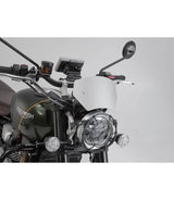 Silver flyscreen for Triumph Scrambler 1200 XC/XE from 18 - Sw - Motech - cafetwin