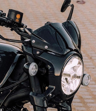 Windscreen for Shotgun 650 Royal Enfield Smoked - cafetwin