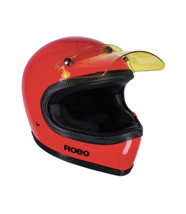 Visiera Moto Vintage Roeg Sonny Peak Yellow