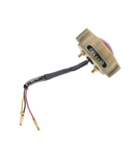 Fanale Posteriore Eldorado LED Oro Satinato - Omologato - cafetwin