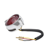 Tail Light Eldorado LED Silver Polished - Homologated - cafetwin