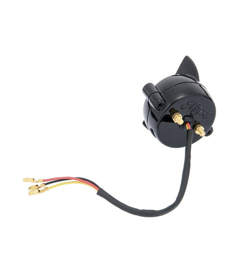 Universale LED Fanale Posteriore Old School 2 Nero Retro Bobber Luce Di - Foto 4