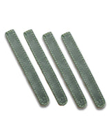 Green Leather Cable Ties - cafetwin