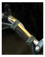 Green Leather Cable Ties - cafetwin