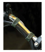 Colliers serre-câbles en cuir vert - cafetwin