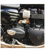'Ribbed' Side Panels for Triumph T120 - cafetwin