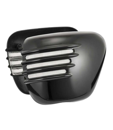 'Ribbed' Side Panels for Triumph T120 - cafetwin