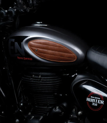 Tank Side Protectors for HNTR 350 - Cognac - cafetwin