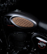 Tank Side Protectors for HNTR 350 - Diamonds - Brown - cafetwin