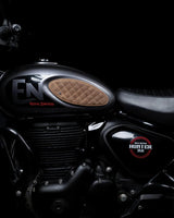Tank Protector Side Pads for HNTR 350 - Diamonds - Brown - cafetwin