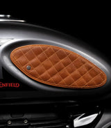 Tank Protector Side Pads for HNTR 350 - Diamonds - Vintage Tan - cafetwin